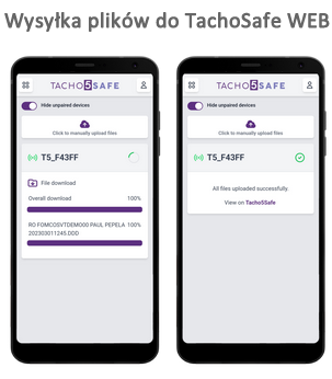 TachoSafe transfer plików do chmury