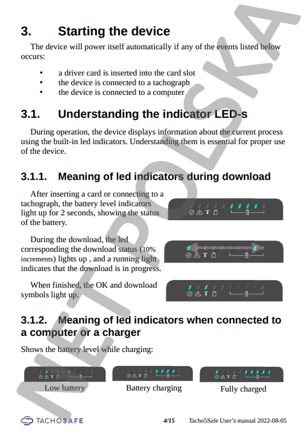 Tacho5Safe full user manual